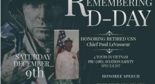 Remembering D-Day Honoring Retired U.S. Navy Chief