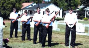 Cherryville ceremonial guard honors veterans 