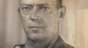 Leonard S. Wheatly of Stillwater, Okla., fights in Korea 28 days before he is shot, and serves his country 27 years total