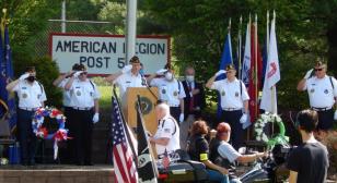 Richland Post 548 Memorial Day ceremony, video 