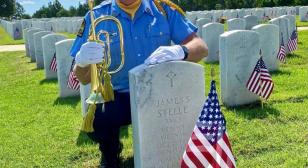 Taps - Memorial Day at Jacksonville National Cemetery and American Legion Post 137, Jacksonville, Fla. 