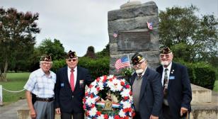 American Legion Post 110 (Virginia Beach, Va.) lays POW/MIA Recognition Day wreath