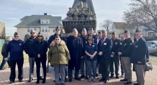 American Legion Post 105 Family attends Four Chaplains' Mass