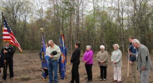 Across the Pond Veterans Park Groundbreaking Ceremony, Iron River WI, May 19, 2018