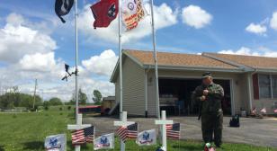 Local veteran's flag display honors troops for 15th year
