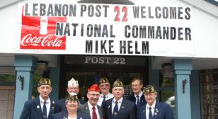 New Hampshire Post 22 welcomes Commander Helm 
