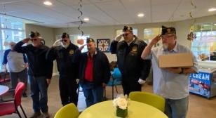 Honoring another veteran on his birthday