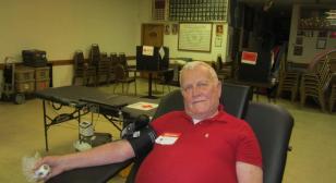 Legionnaire donates blood 300 times