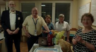 Giles Biondi Ladies Auxiliary Unit 63 celebrates Legion birthday with hospital Bingo party 