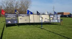 Traveling memorial honoring Michigan's fallen military 