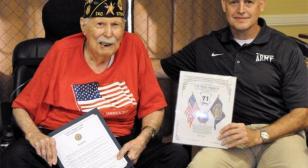 Post 240 honors Maguire for 71 years of membership