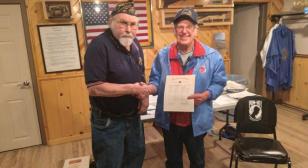 50-Year Certificate to Ed "Buster" Henningfield