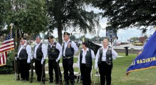 American Legion Post 91, Beebe, Arkansas conducts 9-11 remembrance ceremony