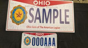 Detachment of Ohio Gets License Plate