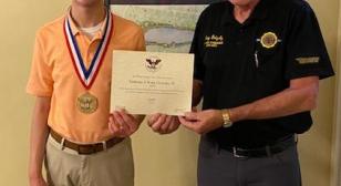 President's Volunteer Service Award presented to Son