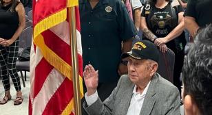 WWII veteran joins Legion post before 100th birthday