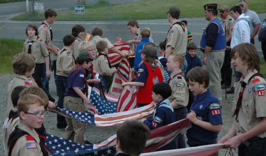Flag Day Retirement Ceremony | Legiontown U.S.A.