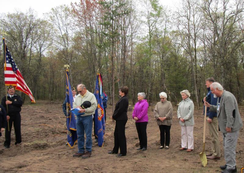 Across the Pond Veterans Park Groundbreaking Ceremony, Iron River WI ...