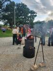 Post 135 (Cresco, Iowa) receives church donation to purchase new barrel and flags