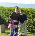 NEWPORT, RI's POST 7 FLAGS GRAVES