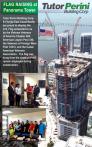 Presenting an American flag to Panorama Towers