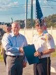 Clarksville American Legion Post 289 flag retirement ceremony