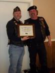 New Hampshire  ALR State Director John Froehling presented with plaque