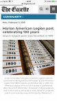 Marion (Iowa) Post 298 shares the centennial story