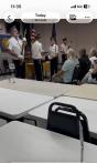 Post 62 honor guard requested to celebrate George Clig as a veteran of the Air Force