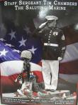 Saluting Marine joins Riders in California