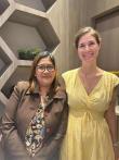 Department of the Philippines administrative assistant meets new ACS (American Citizen Services) deputy chief, U.S. Embassy Philippines