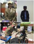 Draping of charter by Lewis L. Millett Post 38 in memory of their comrade Albert J. Deloney III