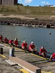 Rowing on the mighty Cuyahoga River