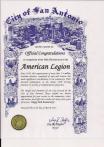 San Antonio mayor issues proclamation in recognition of our 96th anniversary 