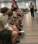 Holley-Riddle Post 21 provides new flagpoles for Troop 226