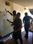 Makeover of veterans shelter break room