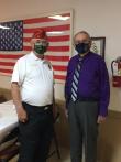 60-year member greets National Commander