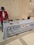 Post 13 Legion table at Florida Capitol
