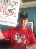 I completed my 100 miles for my fellow veterans