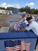 Flag retirement ceremony, Post 13, Tallahassee, Fla.