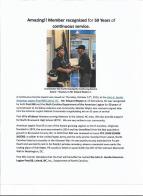 Amazing - member recognized for 50 years of continuous service
