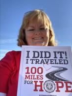 300 miles - 100 for each organization 