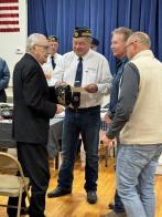 70-year pin presented