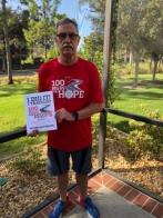 400 miles bicycling, 300 miles walking