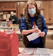 Buddy Check bags packed and delivered to local veterans with Valentines!