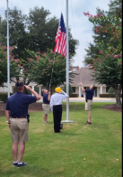 Post 68 raises flag for local community