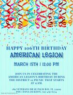 Happy 106th birthday, American Legion