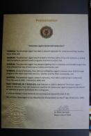 Post 130 commander receives centennial proclamation from mayor