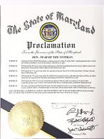 Maryland declares 2019 Year of the Veteran