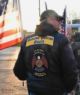 Cordon of American Legion Riders sees Honor Flight #50 off to Washington, D.C.